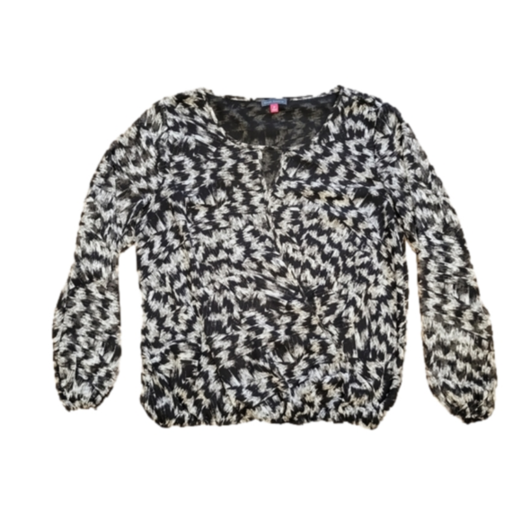 Vince Camuto faux wrap top - Picture 1 of 4